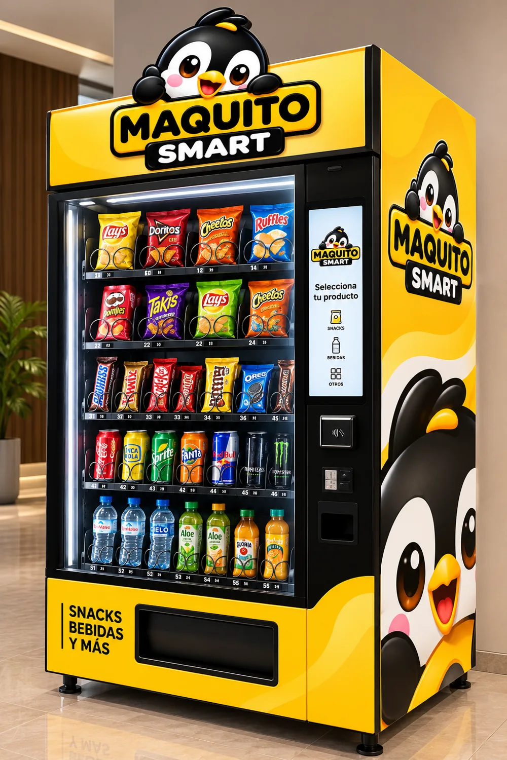 Máquina Maquito Smart en un entorno corporativo